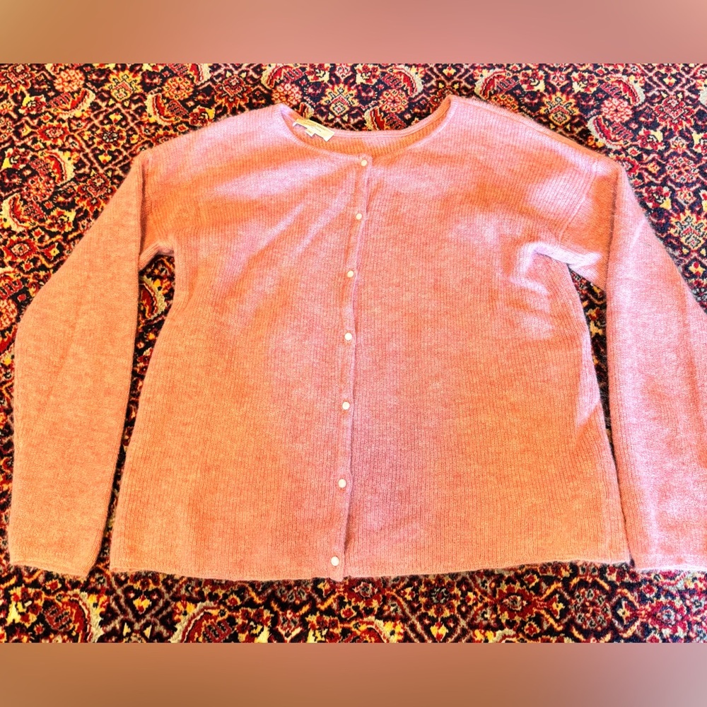 Sezane Gaspard Cardigan Rosewood - Size XL